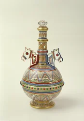 Decanter della Manifattura Imperiale del Vetro, c.1870-73